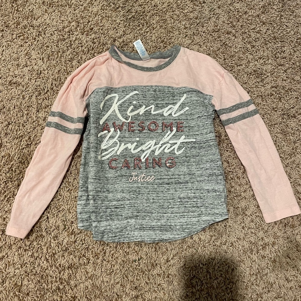 Justice "Kind Awesome Bright Caring" T-shirt for Youth